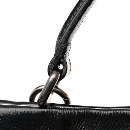 Fendi Patent Large Peekaboo Iconic Satchel Black 17 of 17