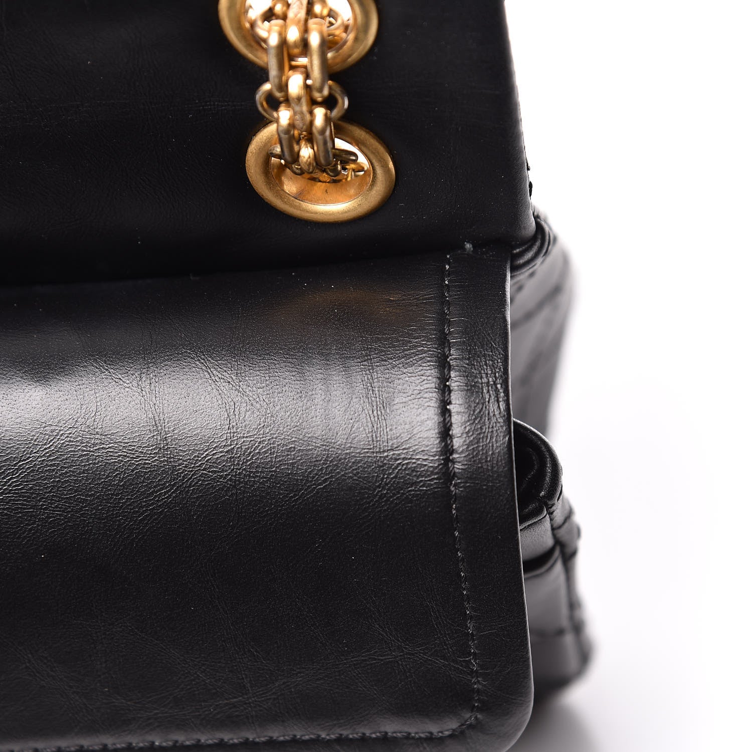 Chanel Aged Calfskin Quilted 2.55 Reissue 224 Flap Black 11 of 13