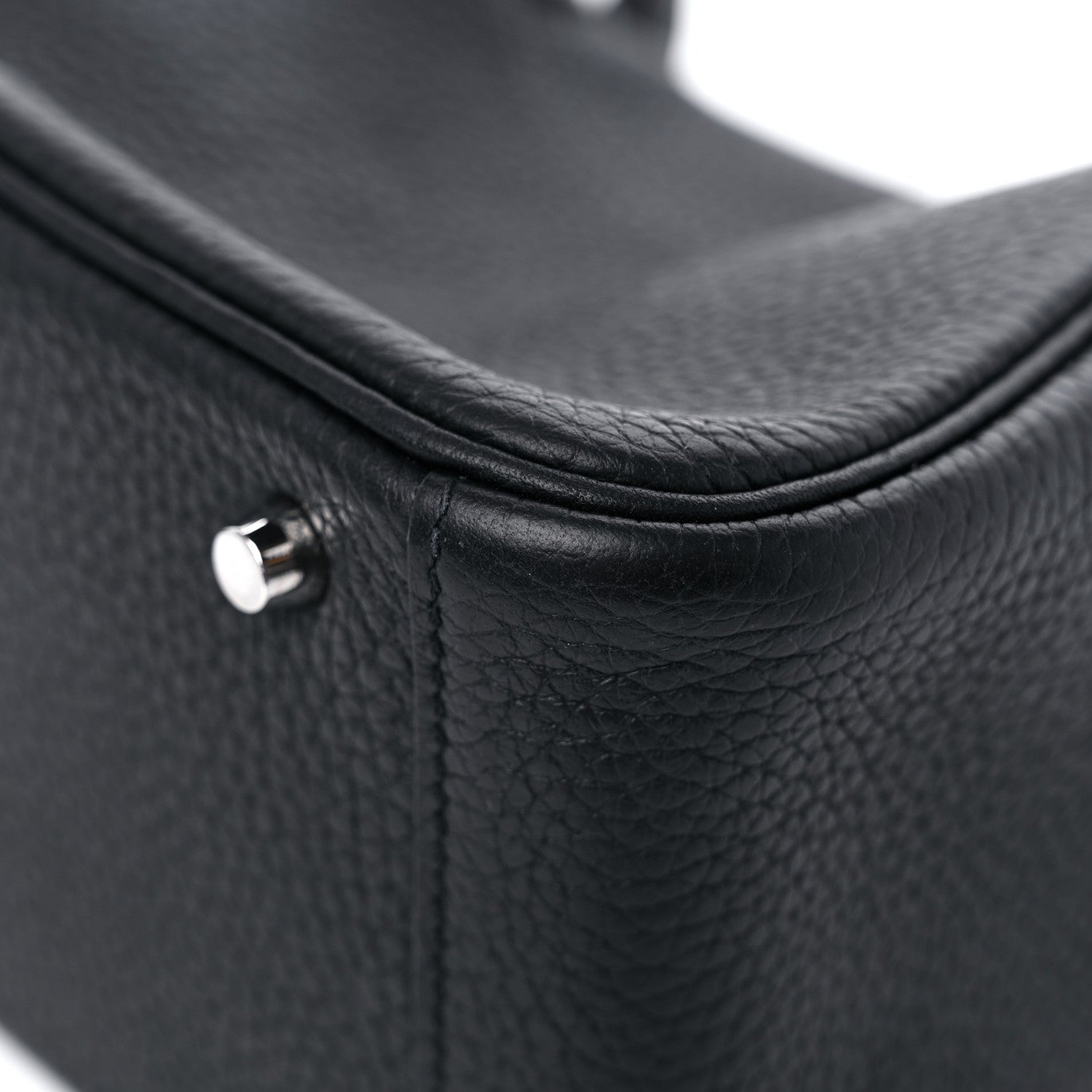 Hermes Taurillon Clemence Mini Lindy 20 Black 9 of 9
