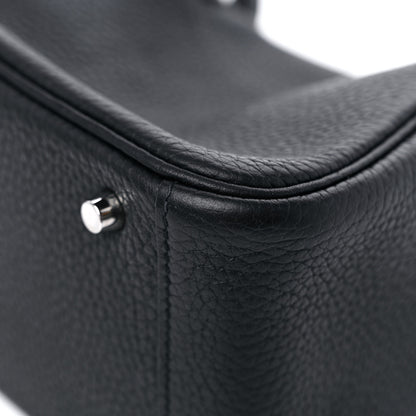 Hermes Taurillon Clemence Mini Lindy 20 Black 9 of 9