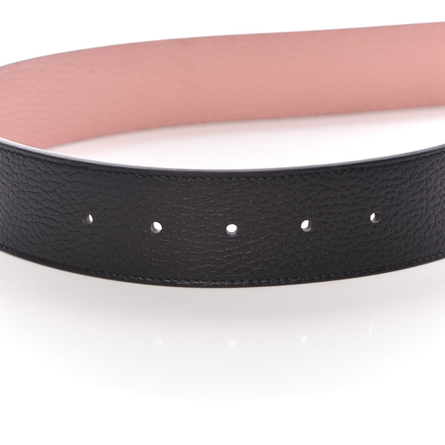 Calfskin 1973 Reversible Belt 90 36 Black Pink