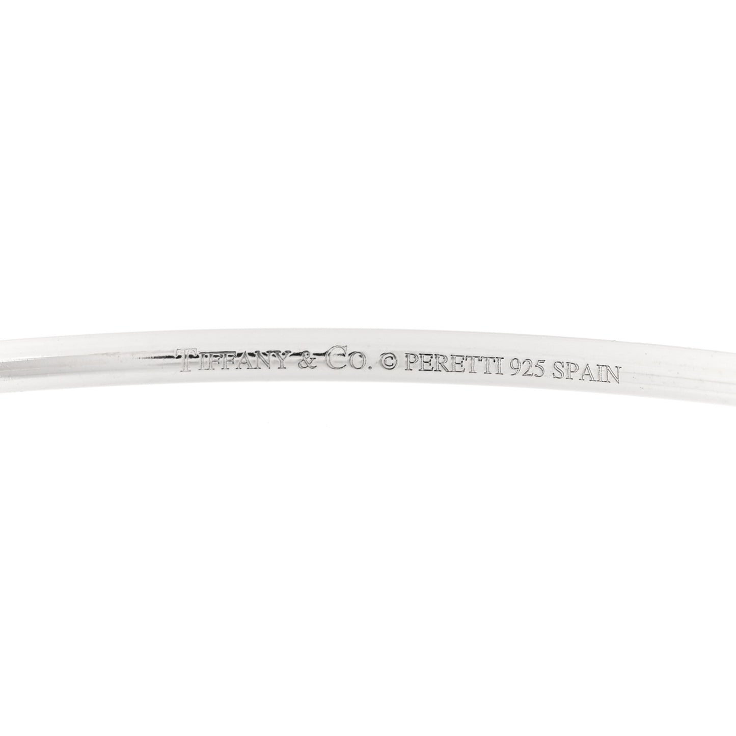 Sterling Silver Elsa Peretti Teardrop Bangle Bracelet