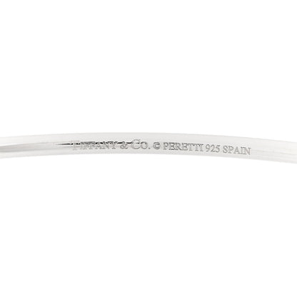 Tiffany Sterling Silver Elsa Peretti Teardrop Bangle Bracelet 3 of 3