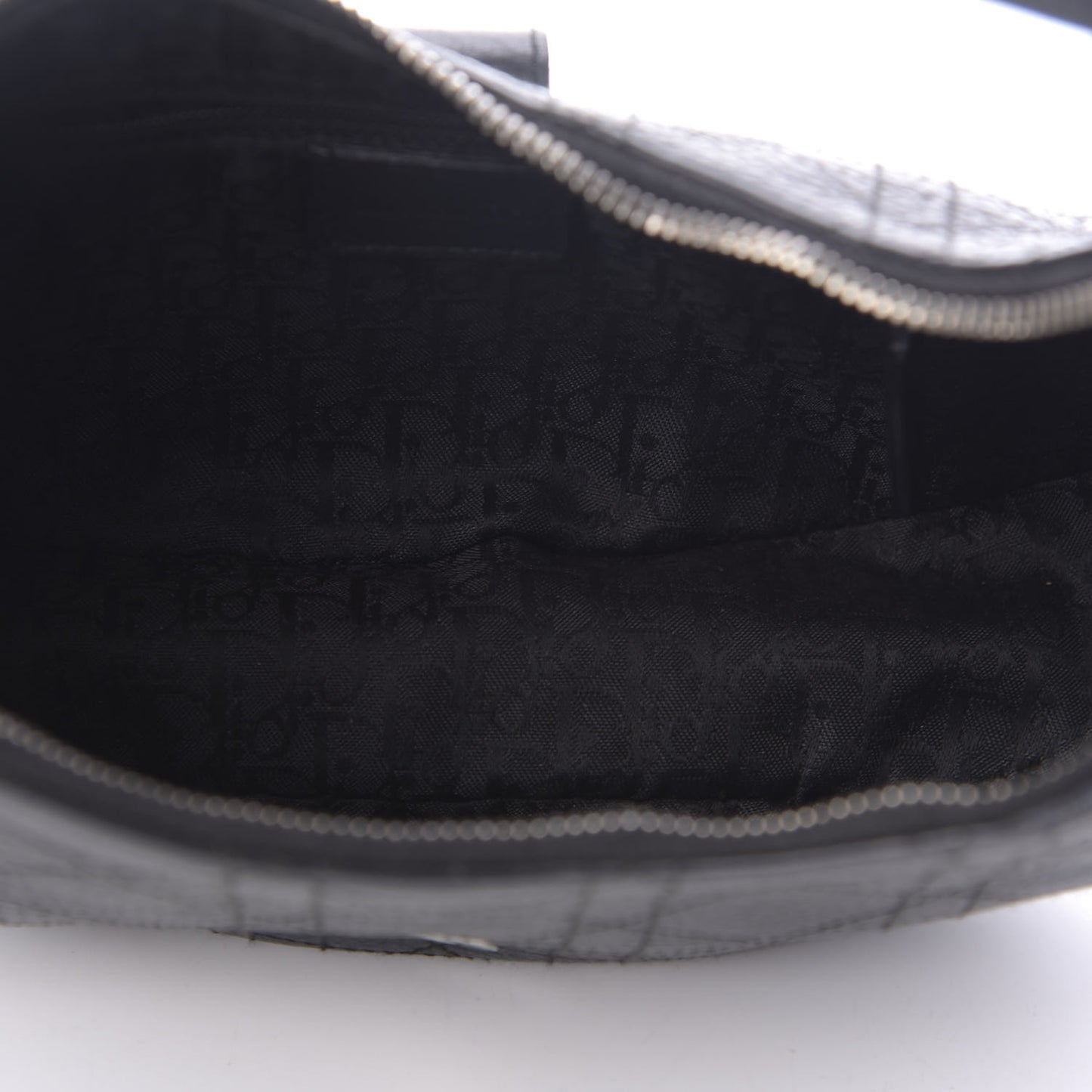 Grained Calfskin Cannage Hobo Black