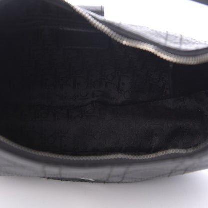 Christian Dior Grained Calfskin Cannage Hobo Black 5 of 11