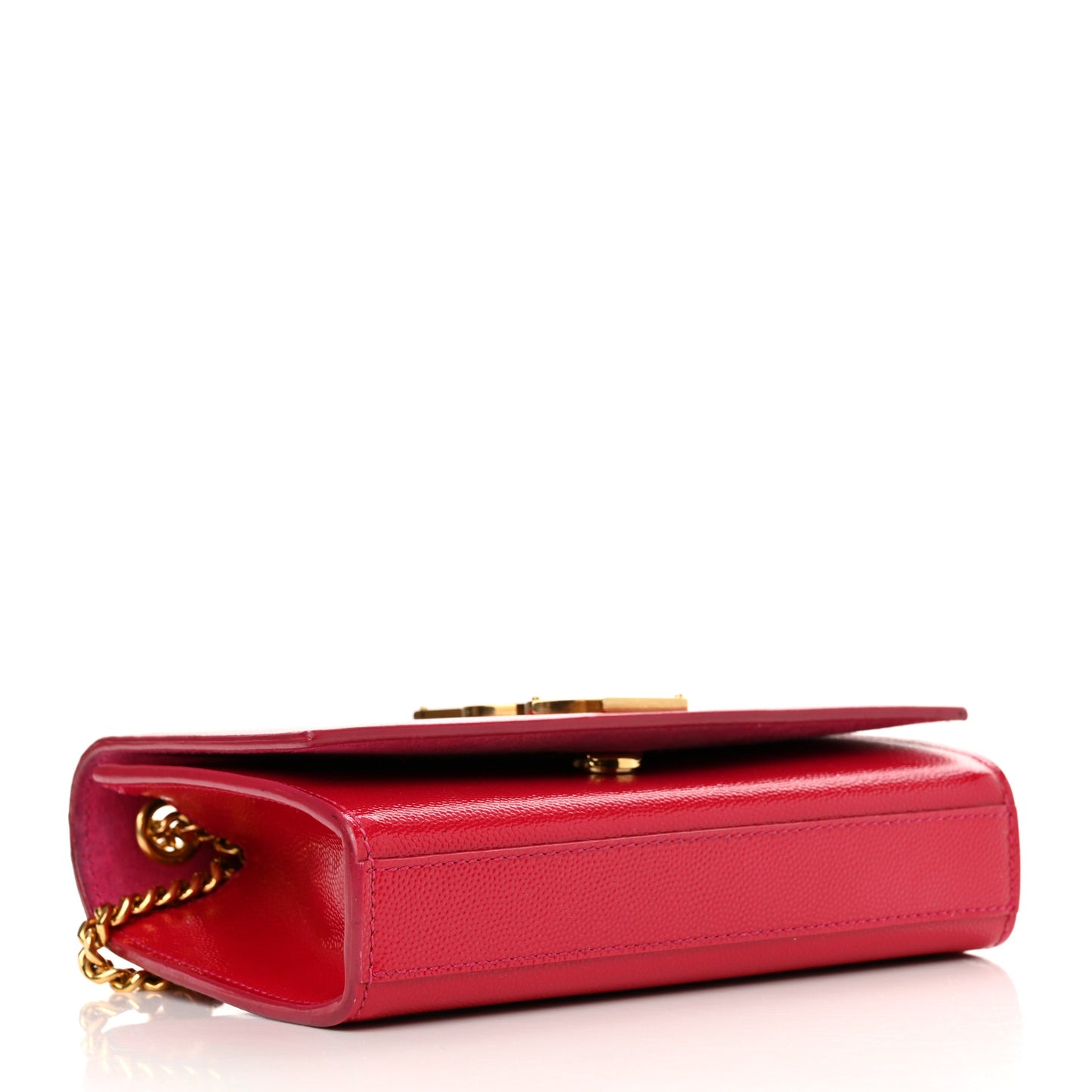 Grain De Poudre Small Monogram Kate Satchel Lipstick Fuchsia