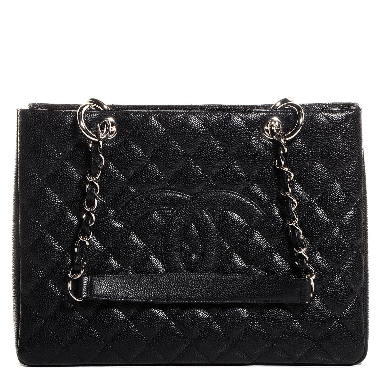 Chanel Caviar Grand Shopping Tote GST Black 1 of 7
