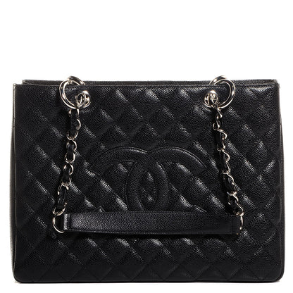 Chanel Caviar Grand Shopping Tote GST Black 1 of 7