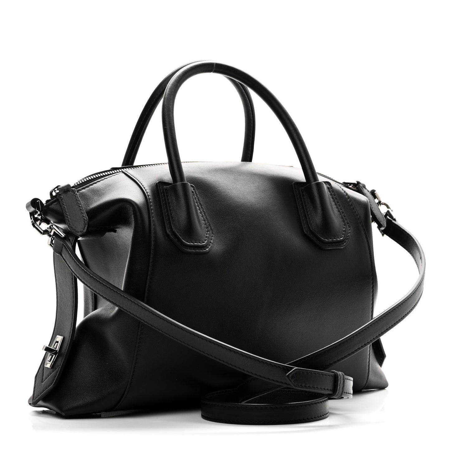 Smooth Calfskin Small Soft Antigona Black
