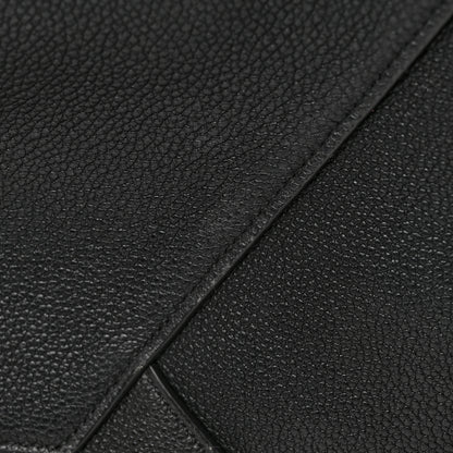 Celine Soft Grained Calfskin Medium Belt Cabas Phantom Black 14 of 18