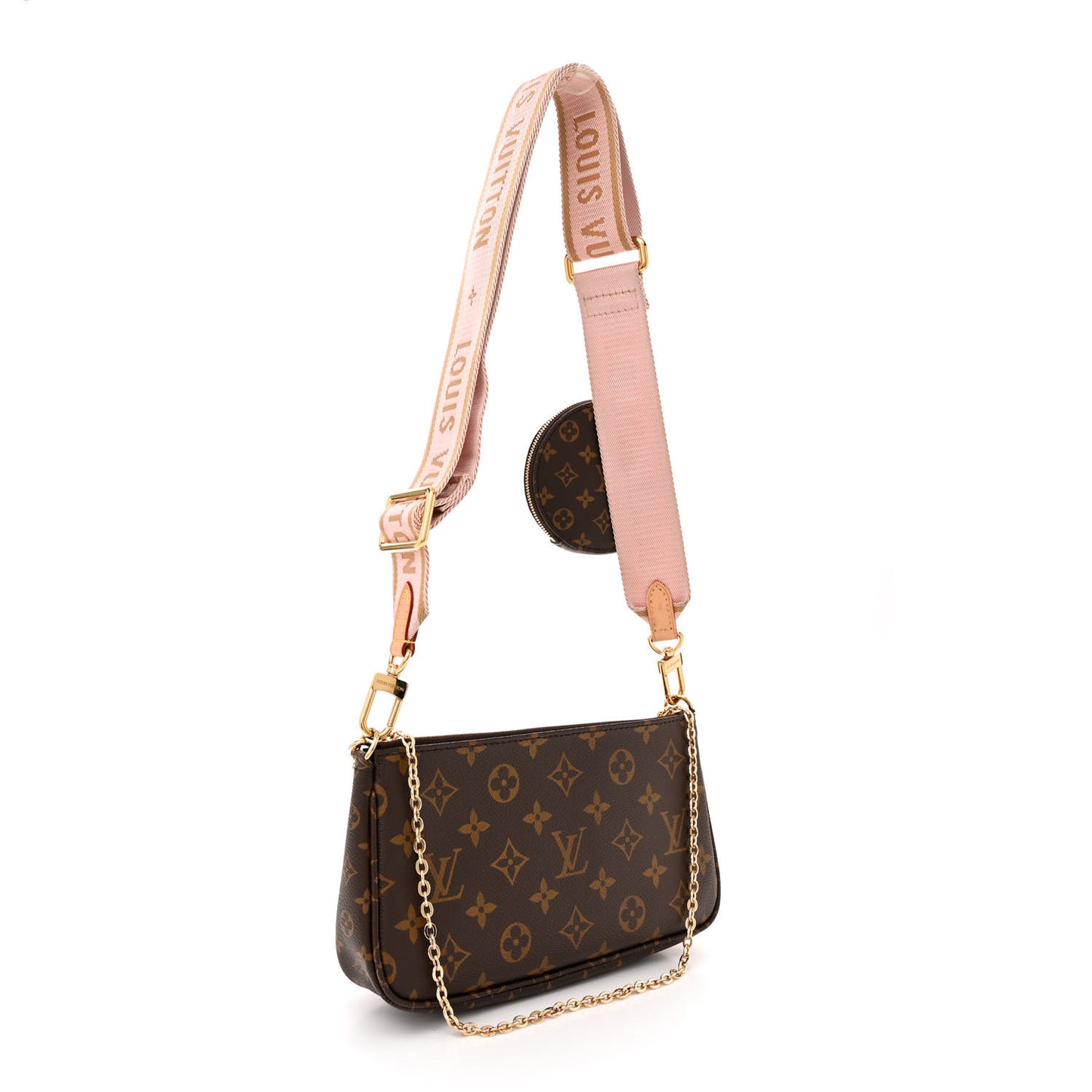 Monogram Multi Pochette Accessories Rose Clair