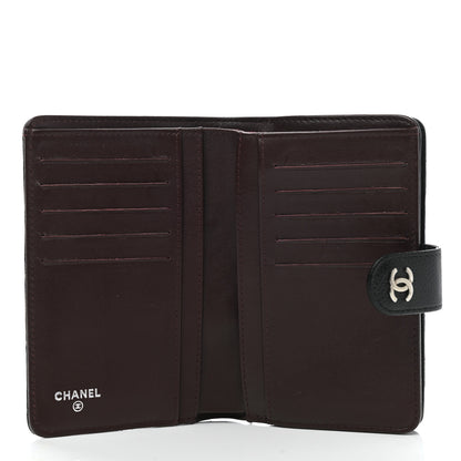 Chanel Caviar Quilted CC French Wallet Black 5 of 9