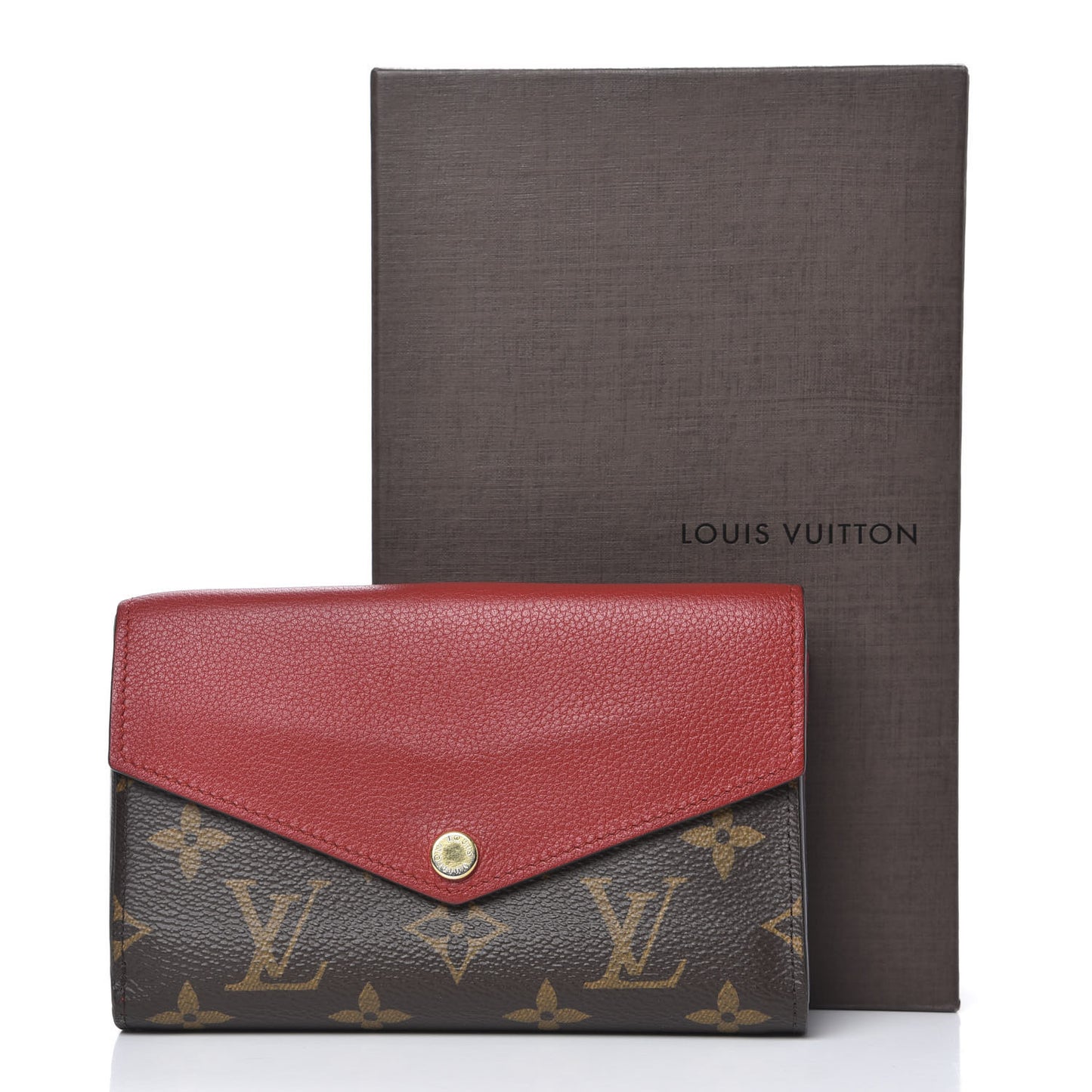 Monogram Pallas Compact Wallet Cherry