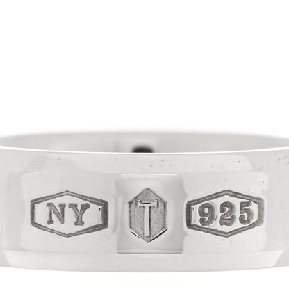 Tiffany Sterling Silver 1837 Makers Medium Slice Ring 52 6 4 of 7