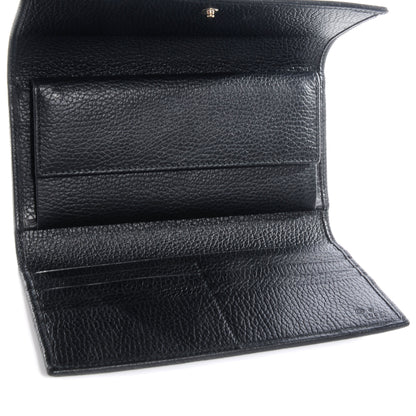 Gucci Signature Monogram Continental Wallet Black 5 of 7