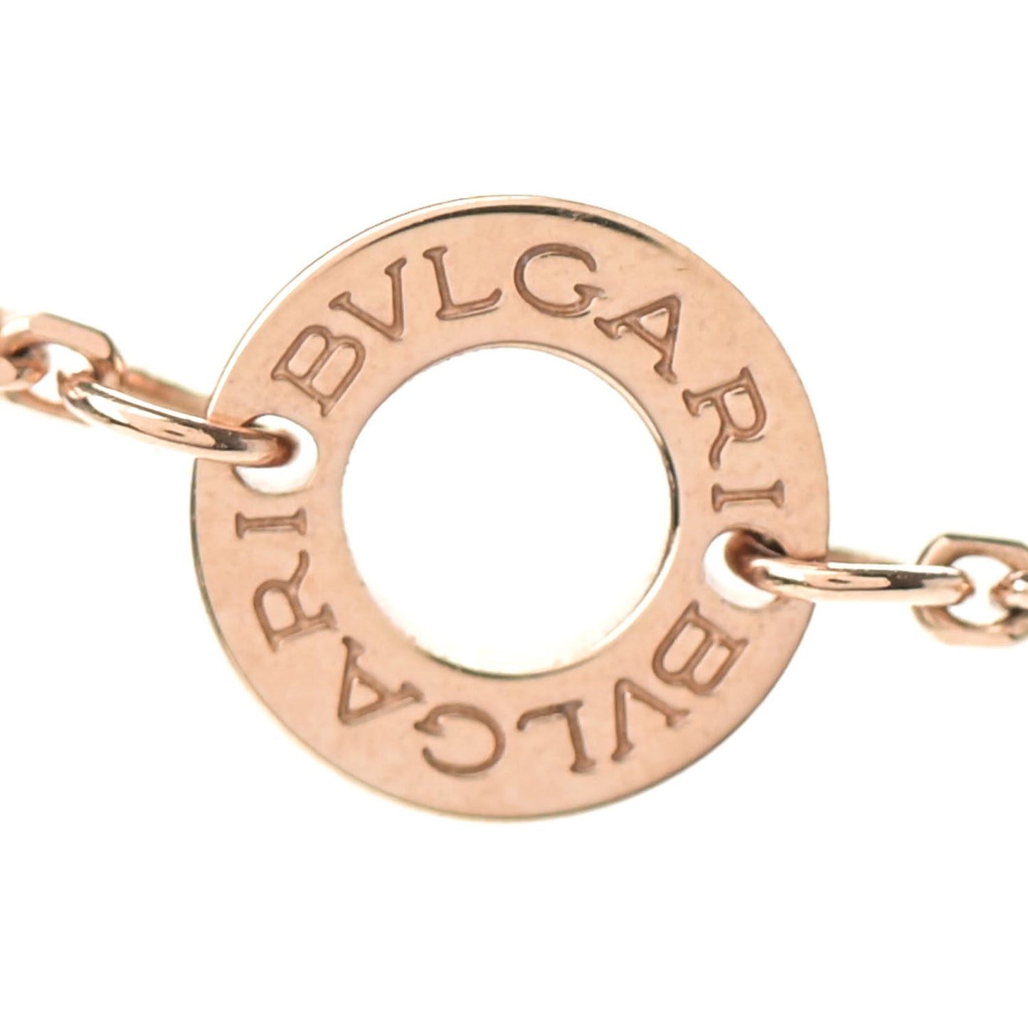 18K Rose Gold Diamond Mother of Pearl Small Divas' Dream Pendant Necklace