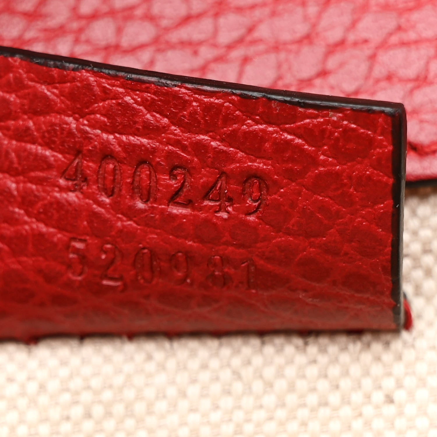 Gucci Dollar Calfskin Swarovski Crystal Small Dionysus Shoulder Bag Hibiscus Red 8 of 11