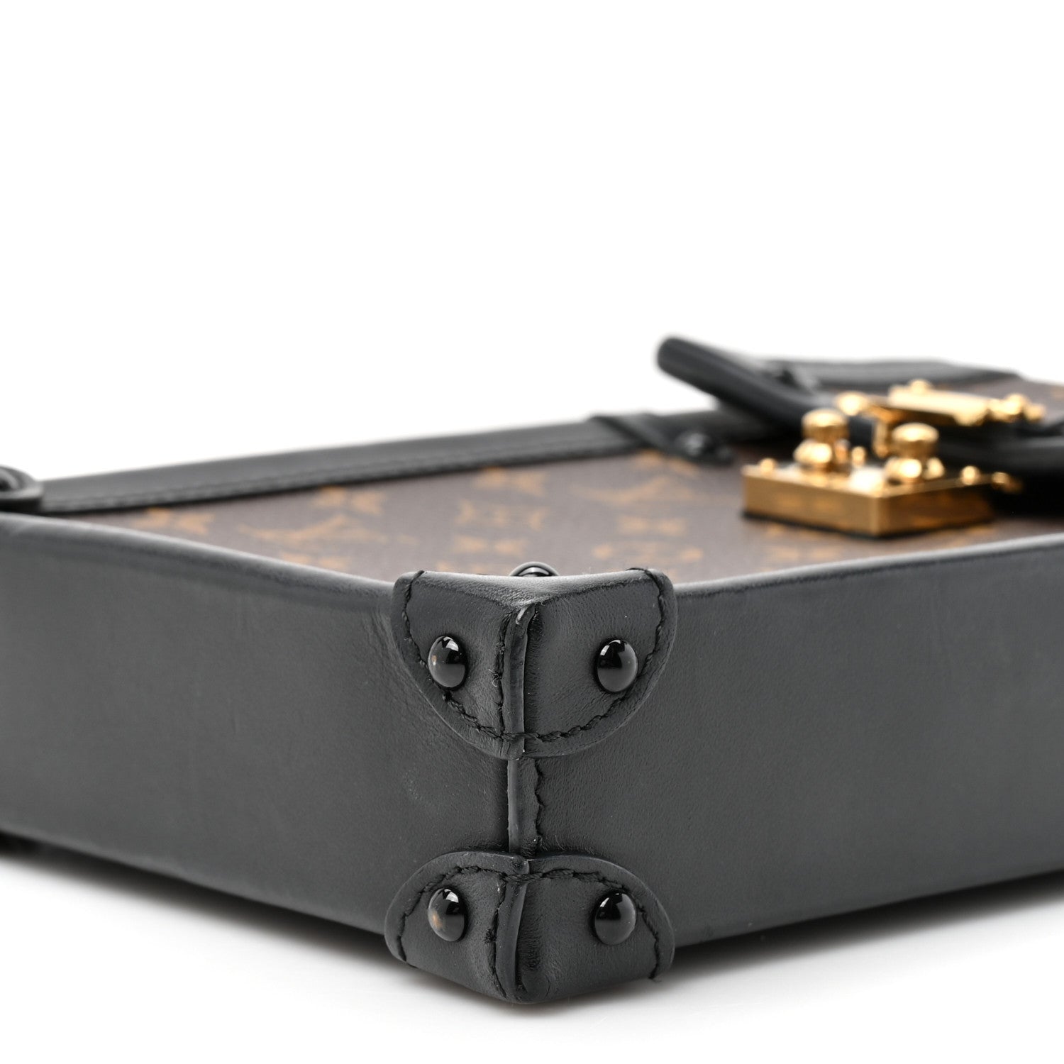 Louis Vuitton Monogram Pochette Trunk Verticale Black 7 of 10