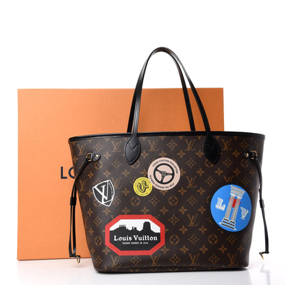 Louis Vuitton Monogram World Tour Neverfull MM 13 of 13