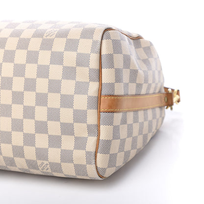 Louis Vuitton Damier Azur Speedy Bandouliere 30 9 of 11