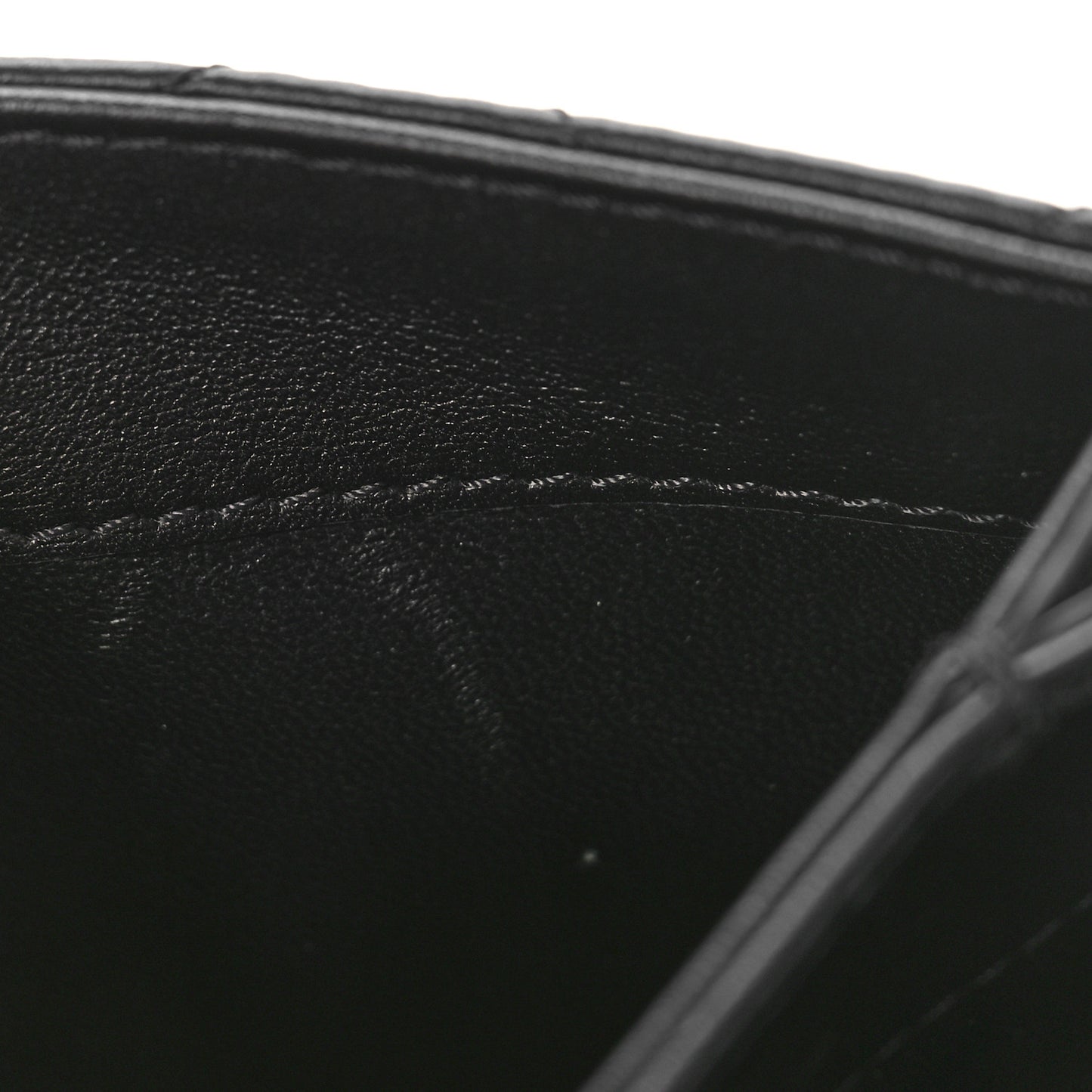 Calfskin Quilted Small Top Handle Flap Black