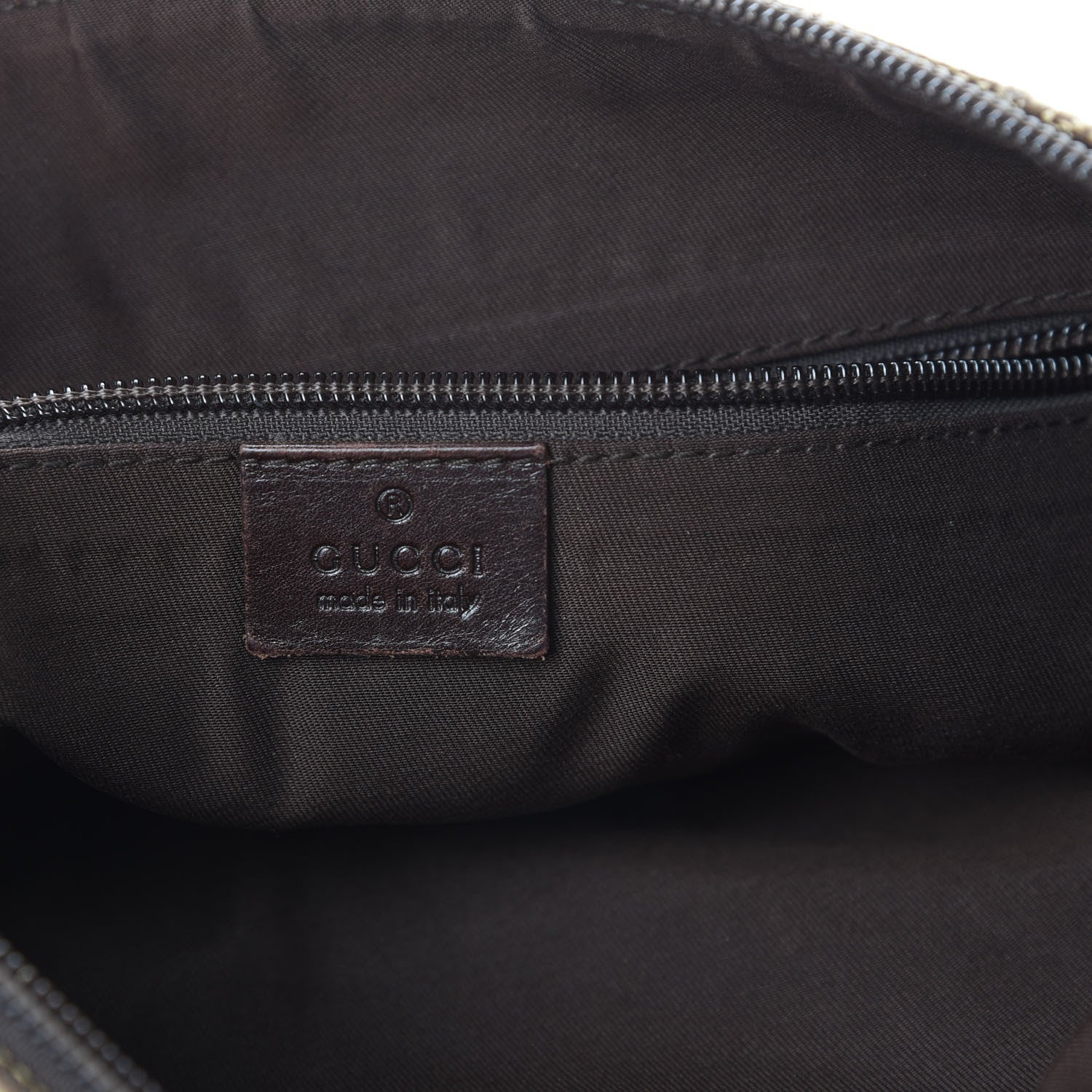 Gucci Monogram Calfskin Perforated Medium Flat Messenger Bag Dark Brown 6 of 18