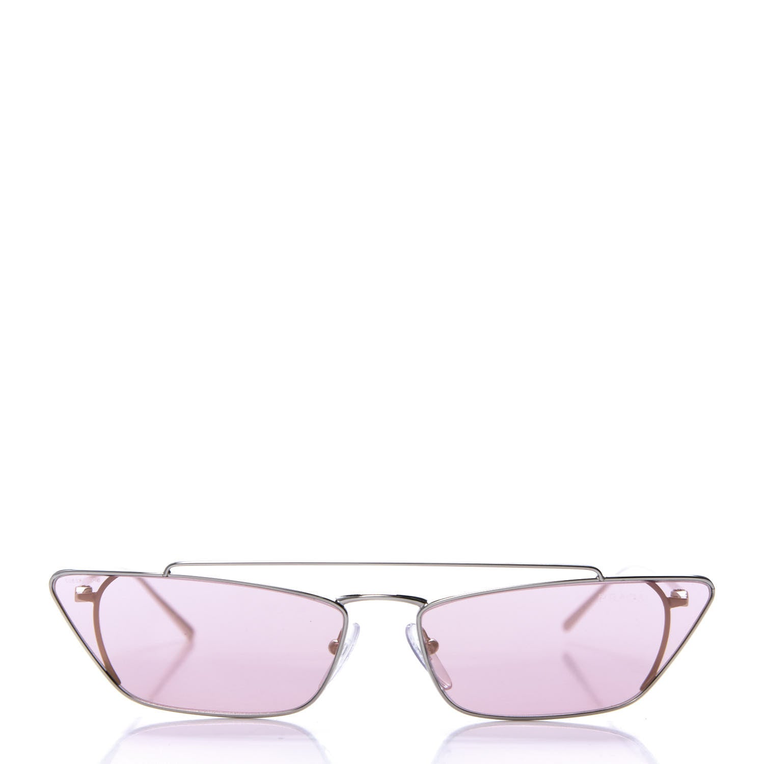 Prada Cat Eye Sunglasses SPR 64U Pink 2 of 8