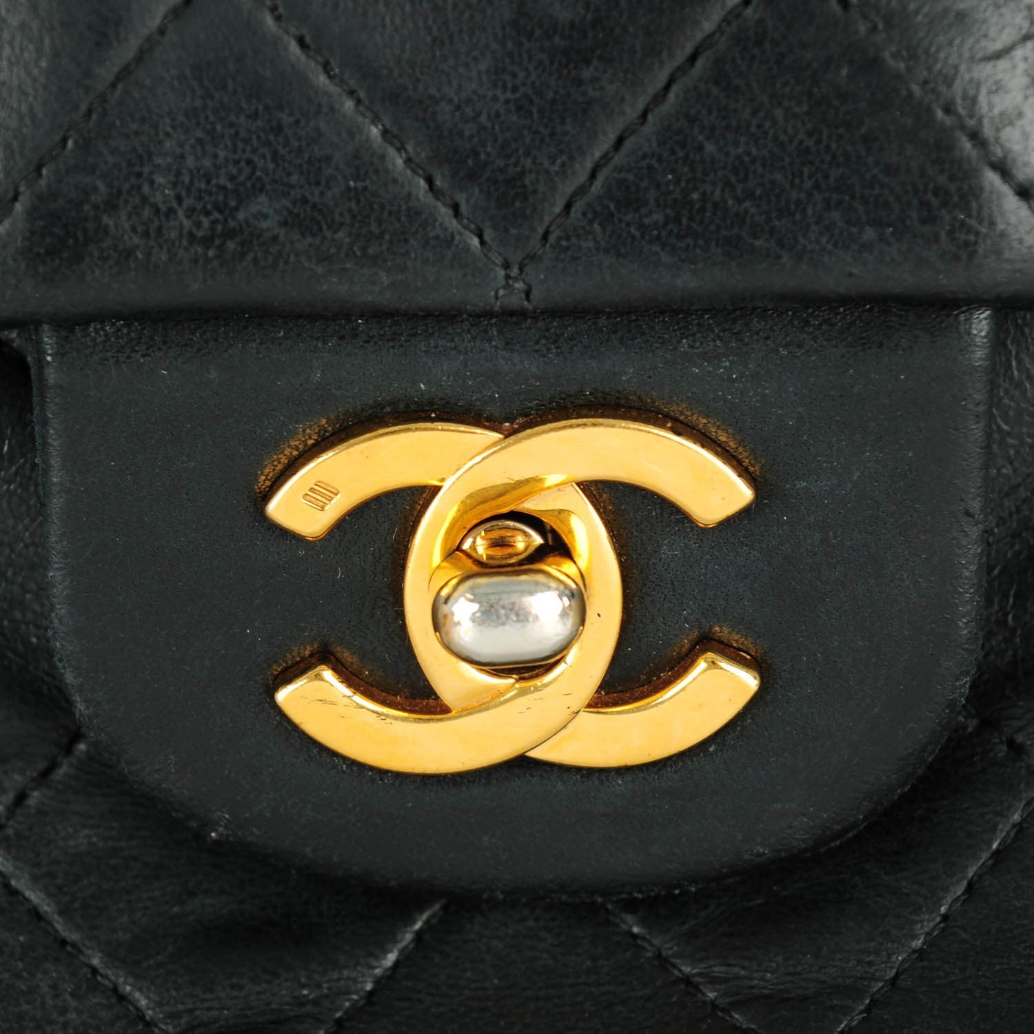Chanel Lambskin Quilted Medium Double Flap Black 6 of 11