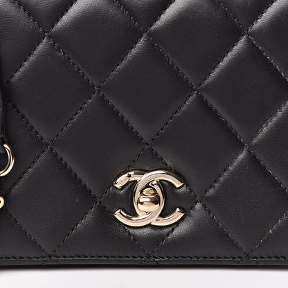 Chanel Lambskin Mini Carry Chic Flap Black 11 of 12