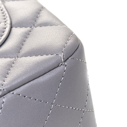 Chanel Lambskin Quilted Mini Rectangular Flap Grey 6 of 6