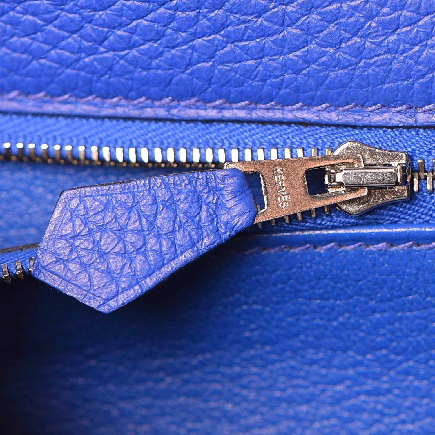 Hermes Taurillon Clemence Kelly Retourne 32 Bleu Electrique 28 of 42