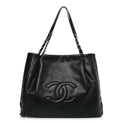 Chanel Caviar CC Timeless Shoulder Bag Black 1 of 13