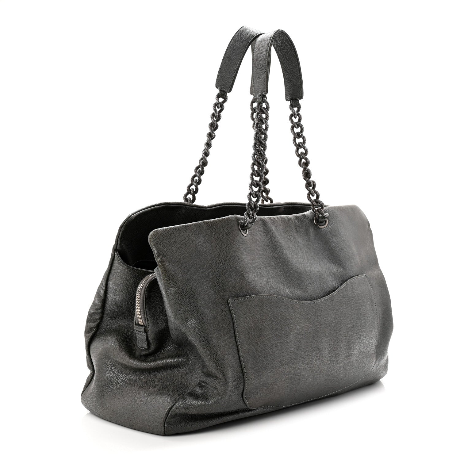 Chanel Caviar 31 Large Tote Dark Grey 3 of 11