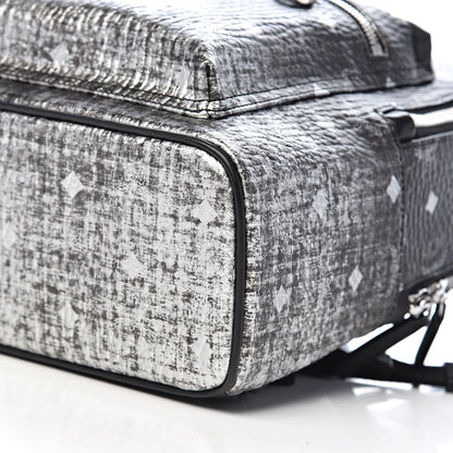 MCM Gradation Visetos Small Stark Backpack Silver 7 of 8