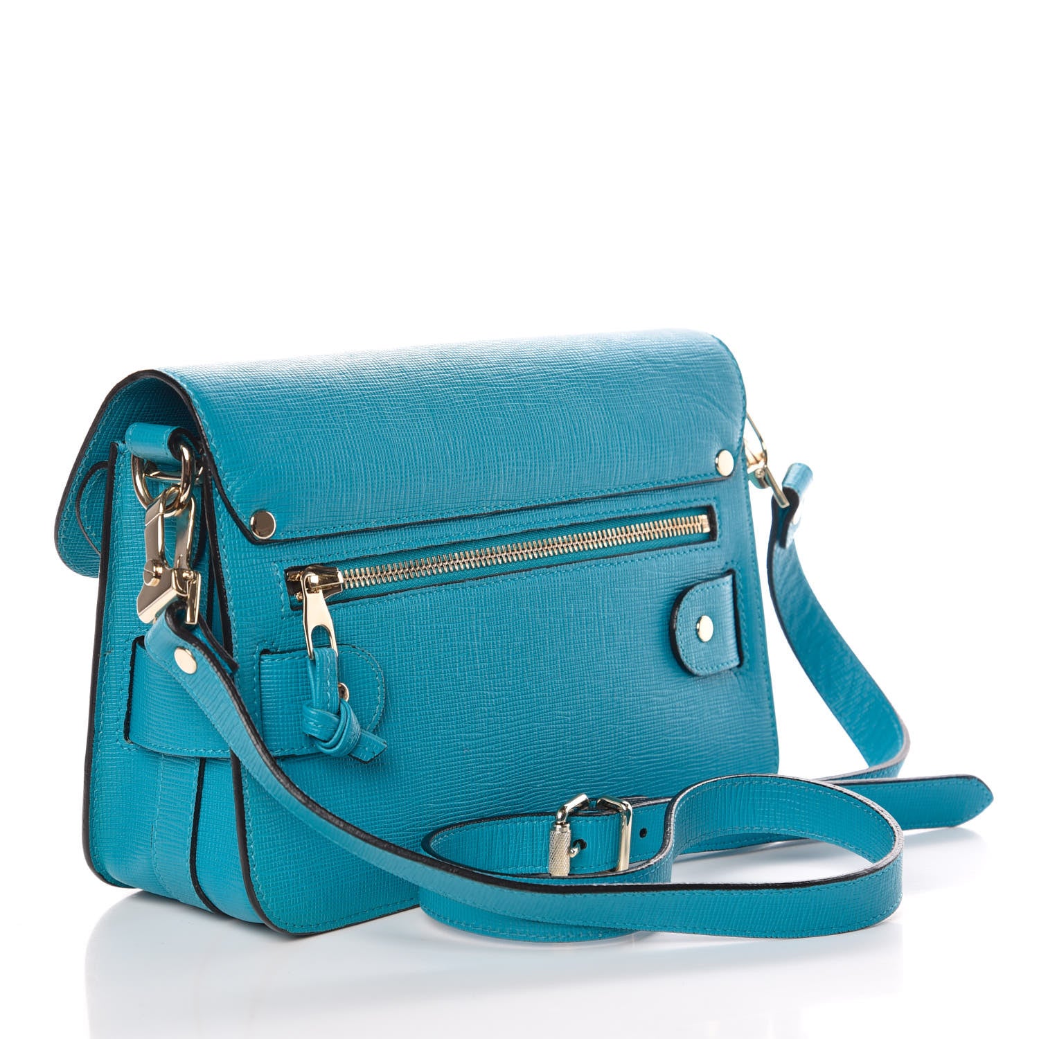 Proenza Schouler New Linosa Mini PS11 Classic Shoulder Bag Turquoise 3 of 15