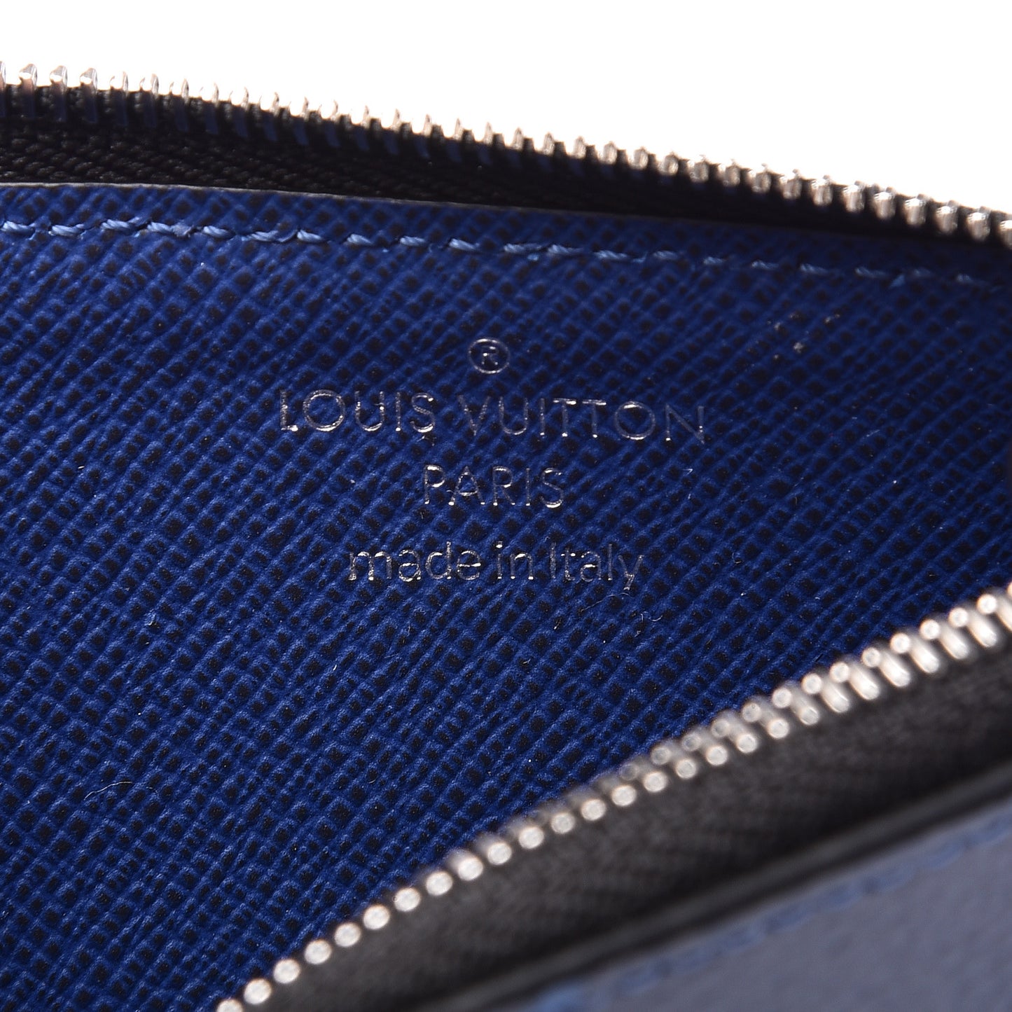 Monogram Taiga Coin Card Holder Cobalt