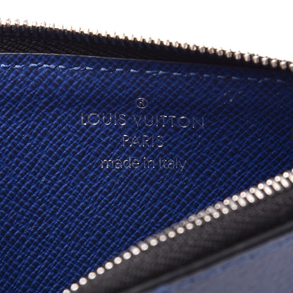Louis Vuitton Monogram Taiga Coin Card Holder Cobalt 6 of 7
