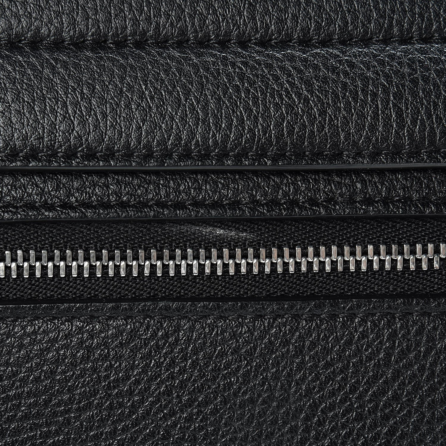 Celine Drummed Calfskin Suede Small Trapeze Black 16 of 16