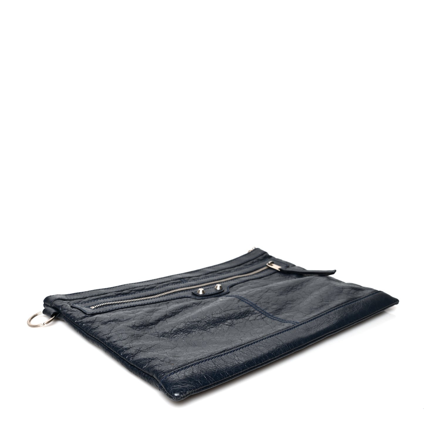 Agneau Arena Classic Hardware Large Clip Bleu Obscur