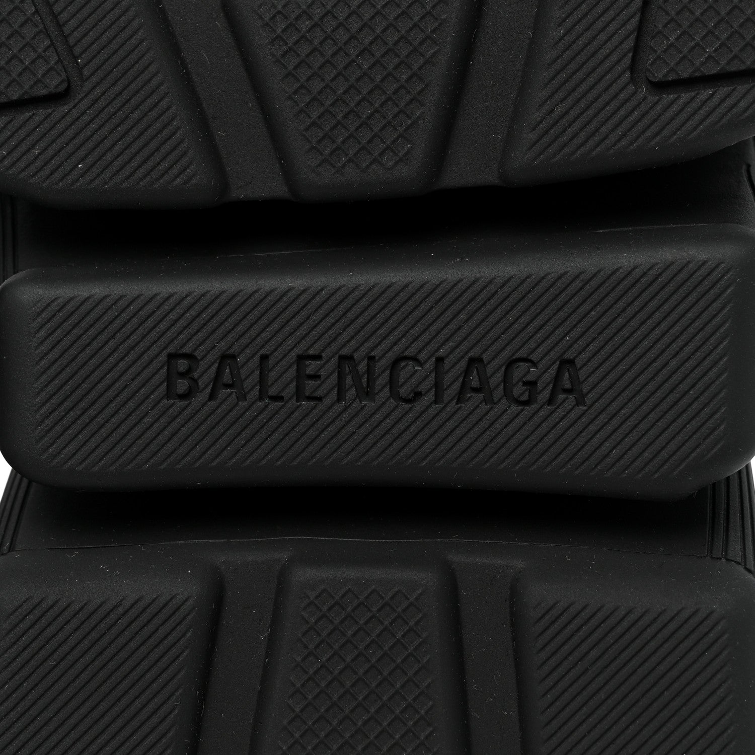 Balenciaga Technical 3D Recycled Knit Fake Fur Womens Speed 2.0 Sneakers 37 Monocolor Black 7 of 8
