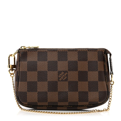 Louis Vuitton Damier Ebene Mini Pochette Accessories 1 of 7