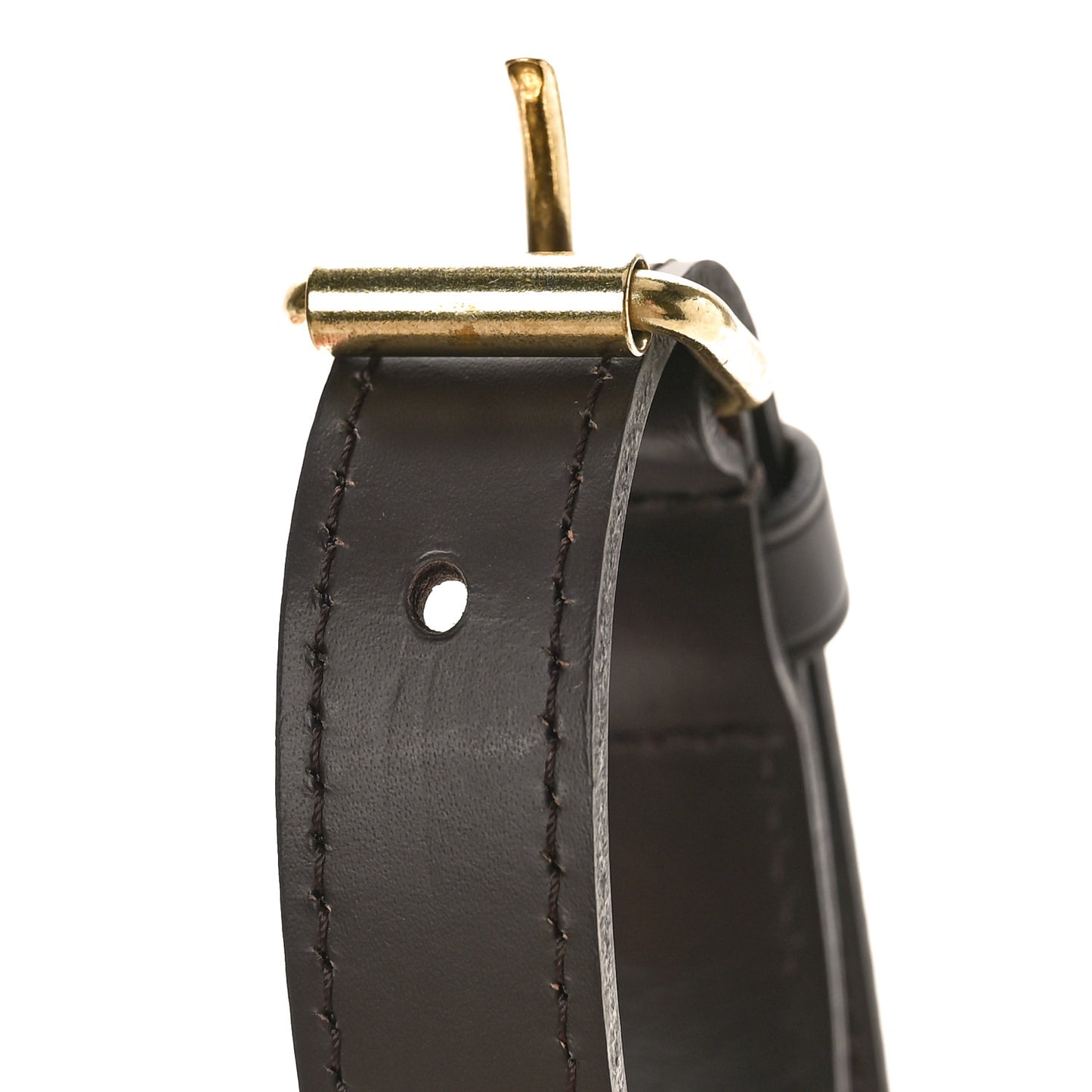 Calfskin Adjustable Speedy Bandouliere Shoulder Strap Brown