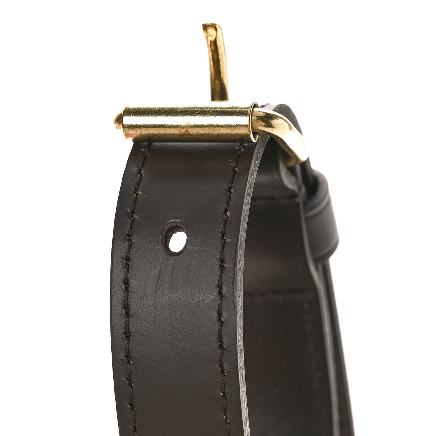 Louis Vuitton Calfskin Adjustable Speedy Bandouliere Shoulder Strap Brown 3 of 3