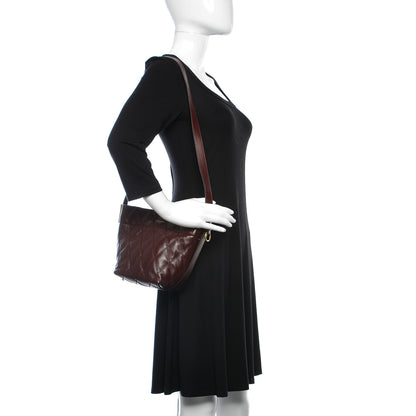 Givenchy Lambskin Quilted Mini GV Bucket Bag Aubergine 2 of 10
