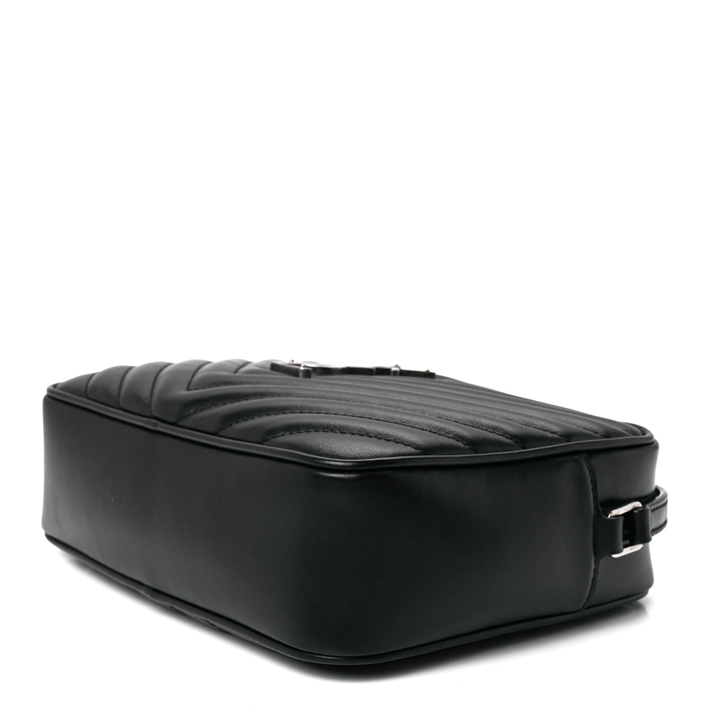 Calfskin Matelasse Monogram Lou Camera Bag Black
