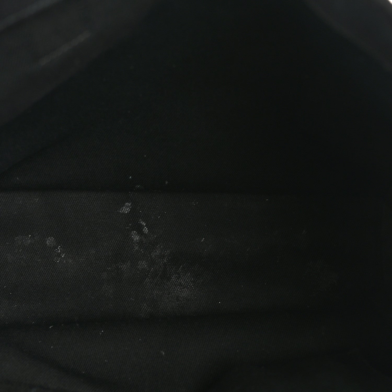 Saint Laurent Linen Calfskin Rive Gauche North South Tote Black 5 of 16