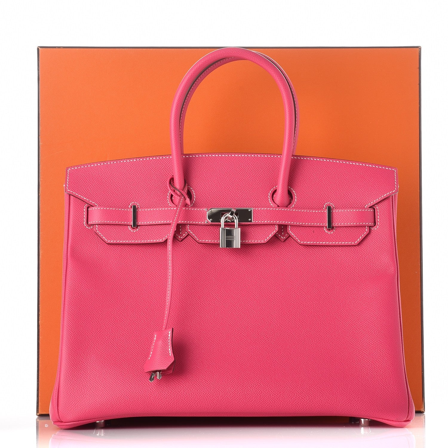 Hermes Epsom Birkin 35 Rose Tyrien 35 of 36