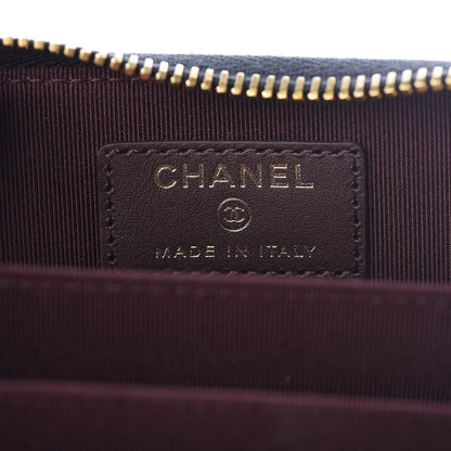 Chanel Caviar Quilted Zip Coin Purse Black 4 of 7