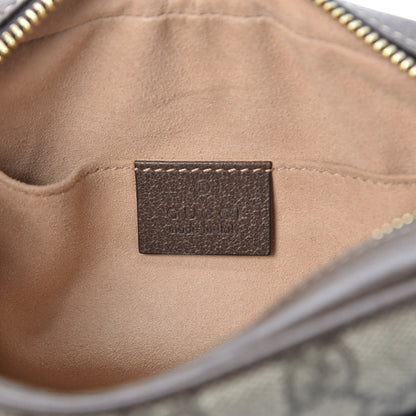 Gucci GG Supreme Monogram Web Mini Ophidia Shoulder Bag Brown 7 of 10