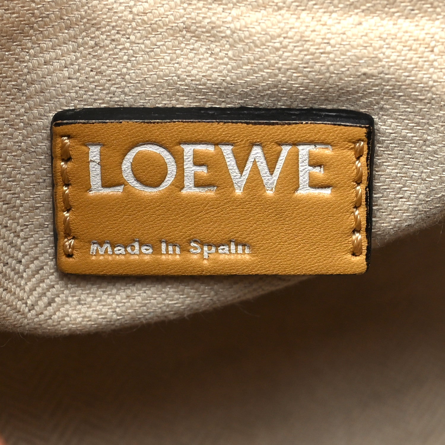 Loewe Calfskin Medium Puzzle Bag Yellow 6 of 10
